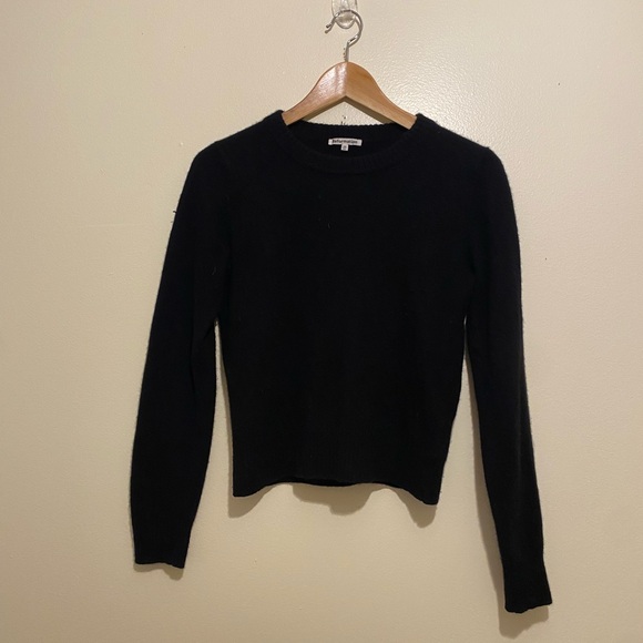 Reformation Black Cashmere Sweater. Size Xs - Picture 1 of 6